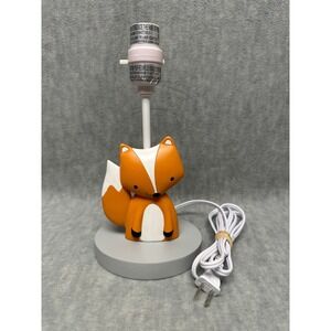 Lambs & Ivy Woodland Fox Kids Table Lamp Nursery Bedside Accent Light Childs